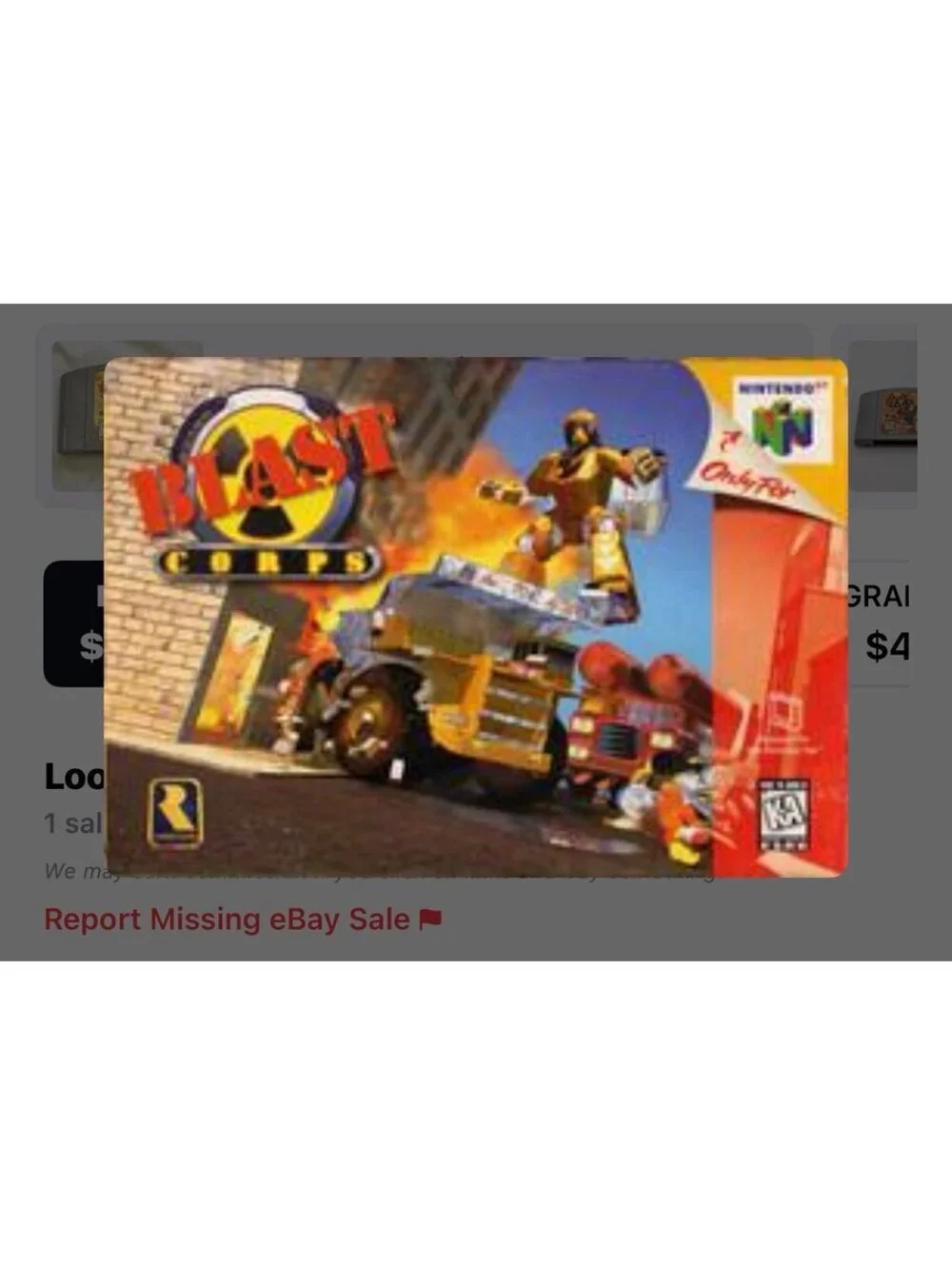Blast Corps for Nintendo 64